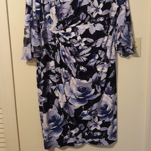 NWOT Connected Apparel Plus Knee Lenght Dress Size 20W - Picture 2 of 6